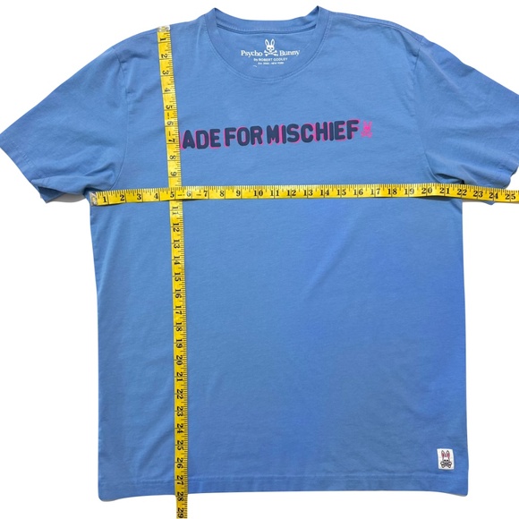 Psycho Bunny Made for Mischief Men's Graphic T-Shirt Size 7 (XL) - Picture 4 of 8